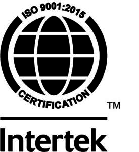 ISO 9001-2015 Certification Logo from Intertek